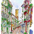 rue Droite - Millau - CPIE du Rouergue @Caroline Angelard